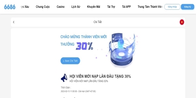 6686vn.online - Khuyến mãi cực khủng cho thành viên tham gia cá cược